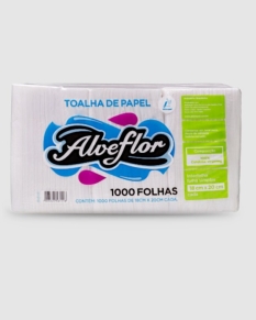 Toalha de Papel Interfolha 18x20 Alveflor 